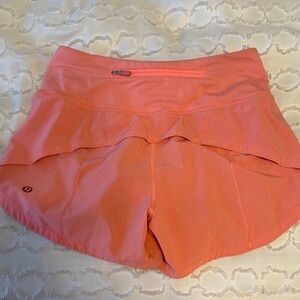 lululemon athletica Coral Athletic Shorts